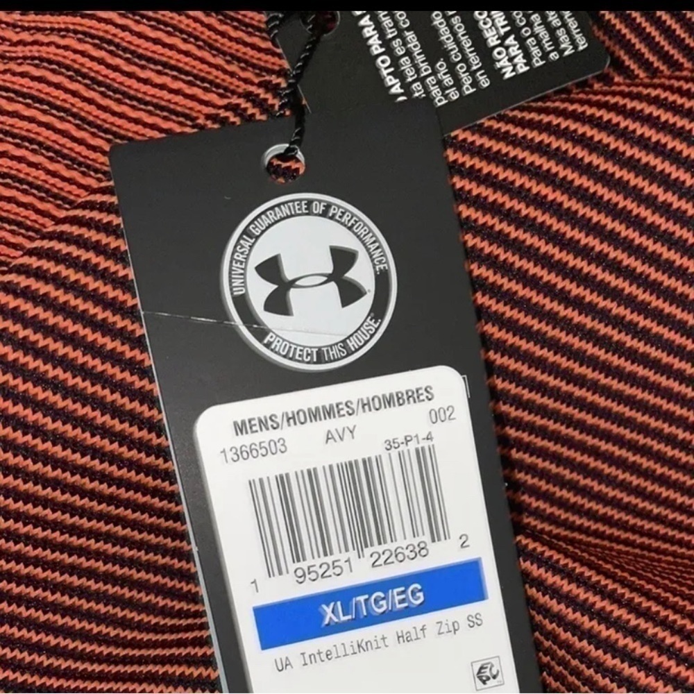 Under Armour Men's UA IntelliKnit ¼ Zip Short Sleeve Size XL 1366503 - Picture 2 of 7